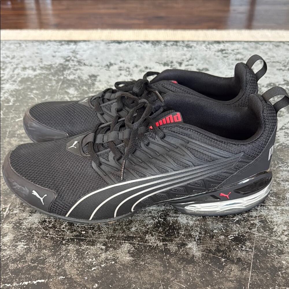 Puma Black Voltaic Casual Athletic Sneakers Size 10.5